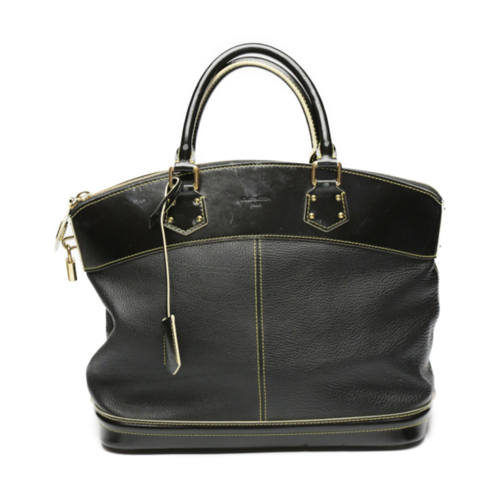 Louis Vuitton Suhari Lockit PM Handbag Black
